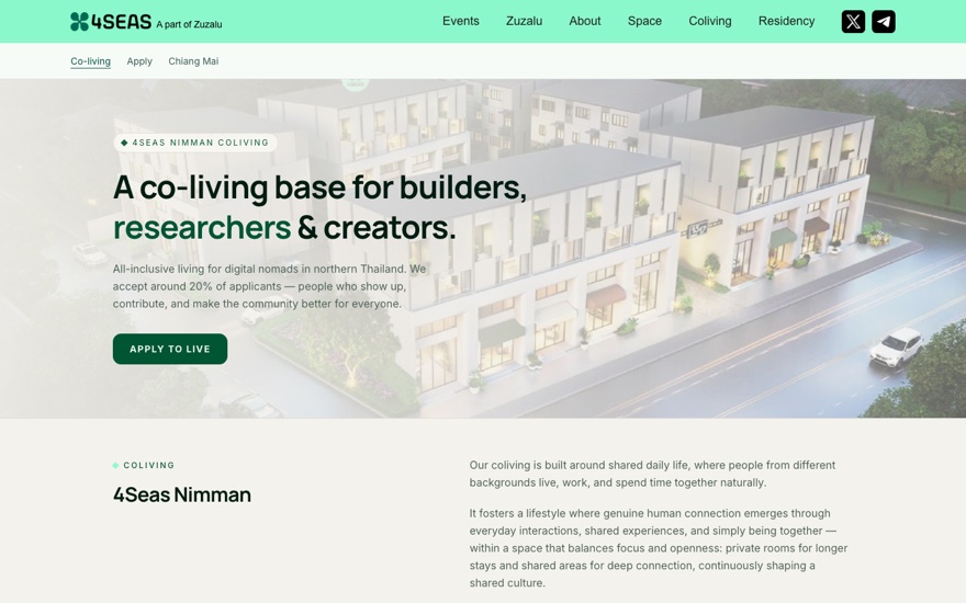 Coliving 系统截图